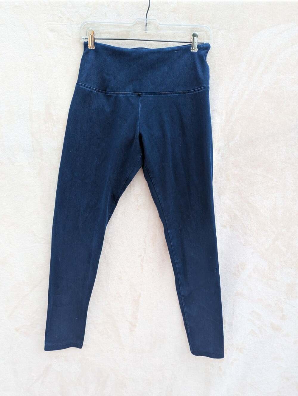 Suave Leggings Revolutionary Tummy Control Blue Small